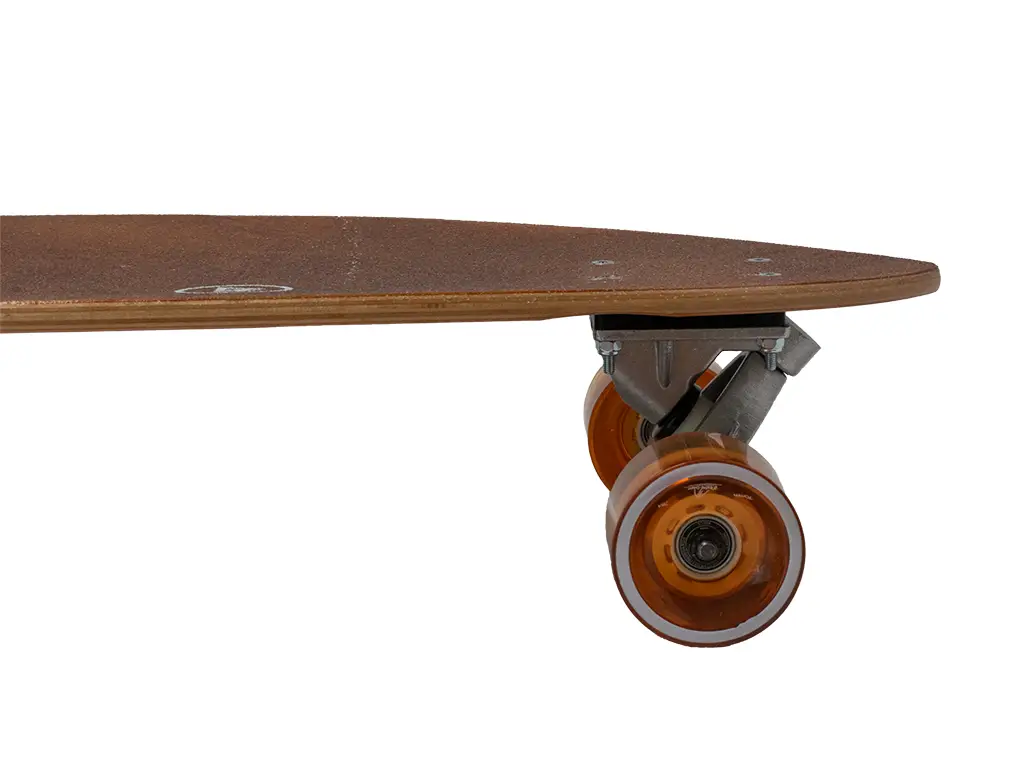 Air-Tag holder that mounts on to a skateboard to keep track of it.